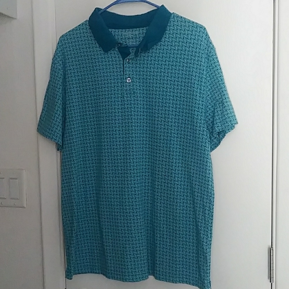 Mens Clairborne Short Sleeve Polo Shirt